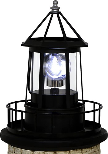 Solar lighthouse rotating - solar,