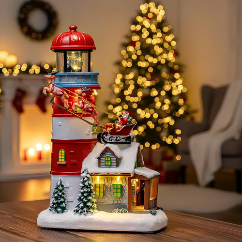 Musical christmas village - christmas,